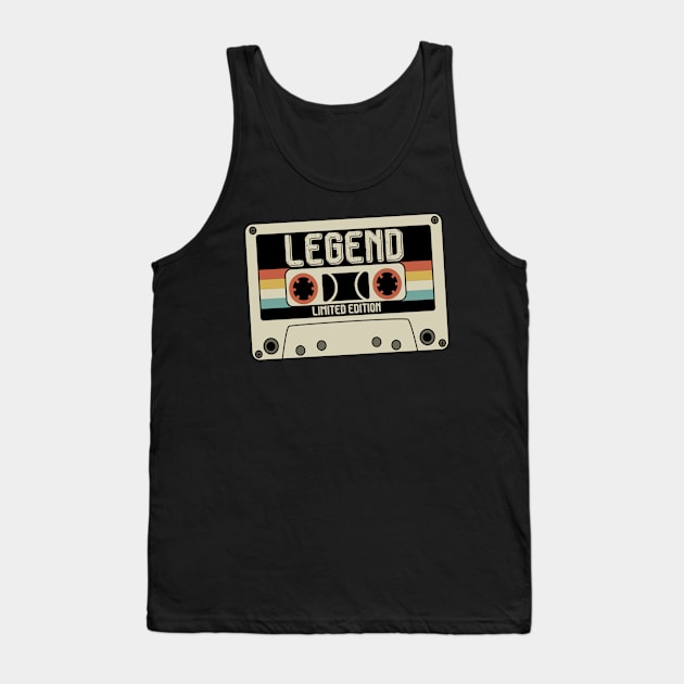 Legend - Limited Edition - Vintage Style Tank Top by Debbie Art